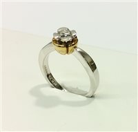 Anello Salvini Donna in Oro bianco Diamante 0.45 Ct 80597154 - 80597154